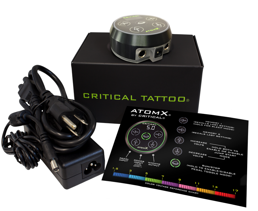 Critical Atom X | High Quality Supplies for Tattoo Artists