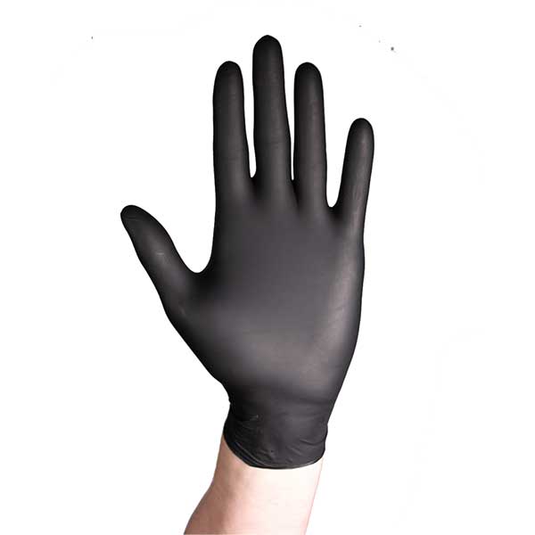 GripProtect Precise Black Nitrile Gloves