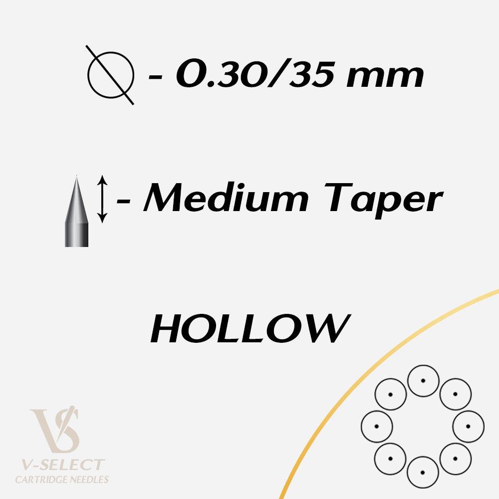 EZ V Select Hollow Liner Cartridges - Higher Level Tattoo Supply