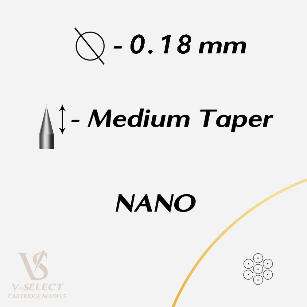 EZ V Select Nano Liner Cartridges - Higher Level Tattoo Supply