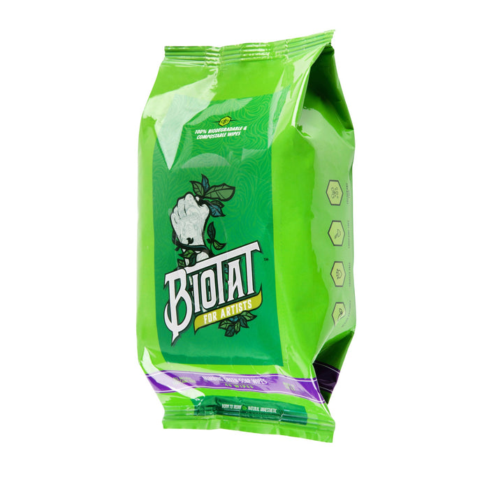 BioTat Green Soap Wipes, Pack of 40