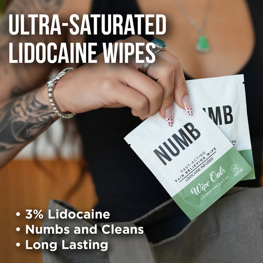 Wipe Outz Numbing Tattoo Wipes