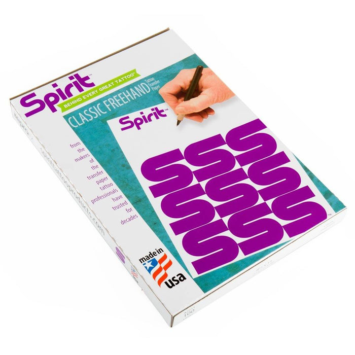 Spirit Freehand Transfer Paper 8 1/2 x 11" | High Quality Supplies for Tattoo Artists