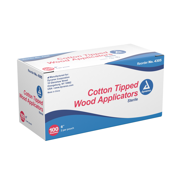 Cotton Tipped Applicators 6" Sterile | High Quality Supplies for Tattoo Artists