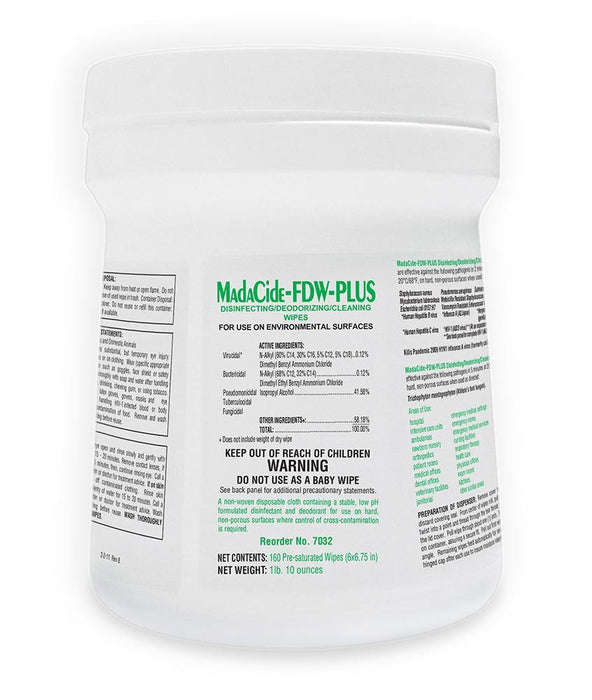 Madacide FDW Plus Wipes | High Quality Supplies for Tattoo Artists