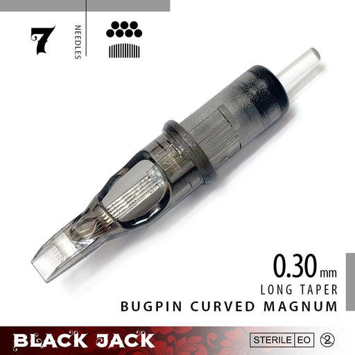 Black Jack Bugpin Curved Magnums | High Quality Supplies for Tattoo Artists