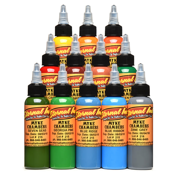 Eternal Ink Triple Tattoo Ink in Black, Size: 1 oz Available at TATSoul Tattoo Supply