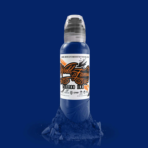 Fountain Blue, World Famous Tattoo Ink 1 oz