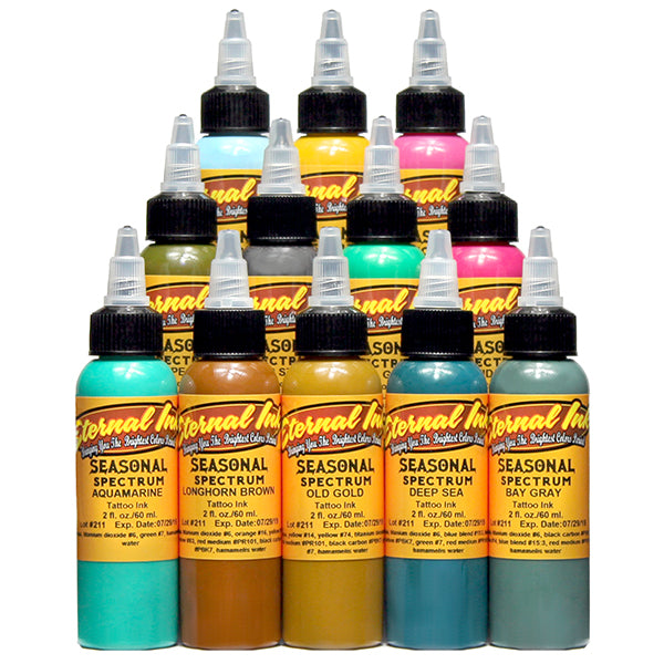 Eternal Tattoo Ink Primary 7 Color Set