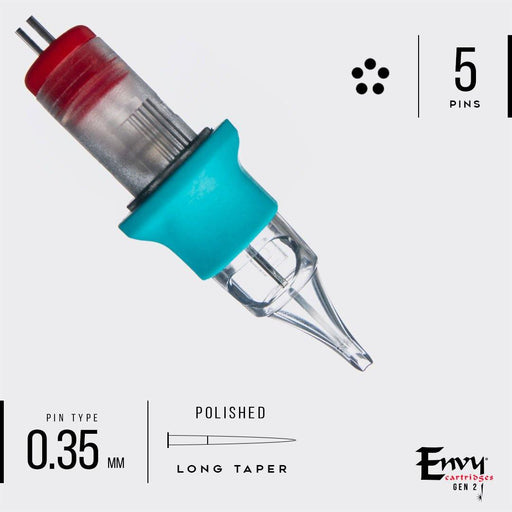 Envy Gen 2 Traditional Cartridges | High Quality Supplies for Tattoo Artists