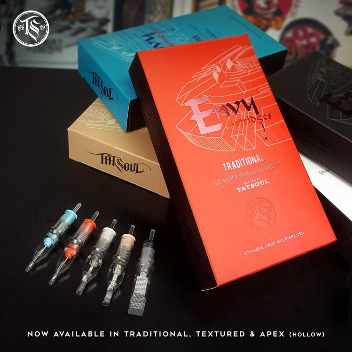 Envy Cartridge Traditional Round Liner | High Quality Supplies for Tattoo Artists