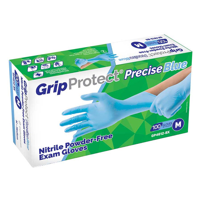 Gripprotect Precise Blue Nitrile Gloves