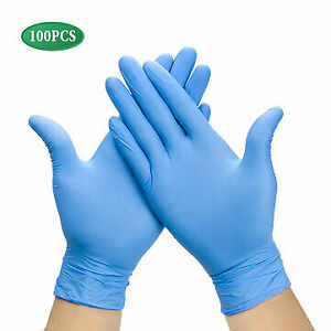 PRS Blue Latex Exam Gloves